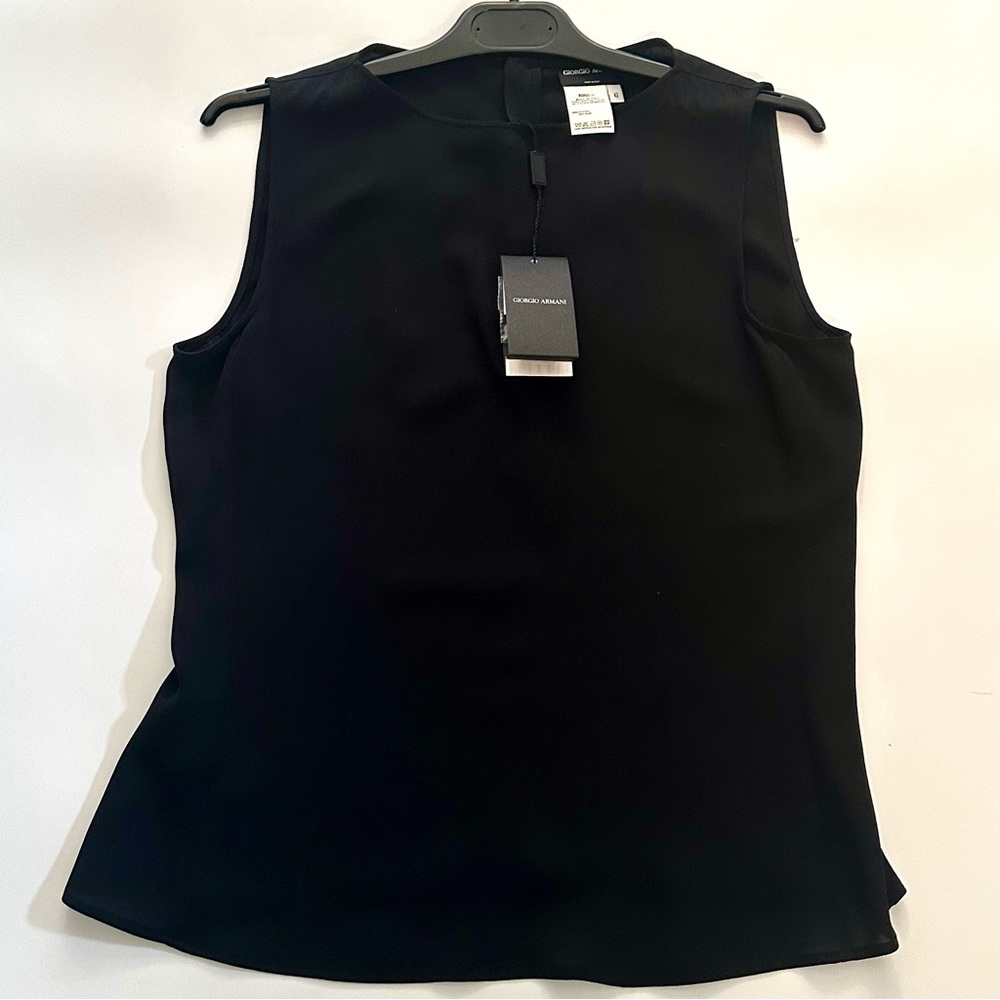 Giorgio Armani Women's Elegant Black Blouse